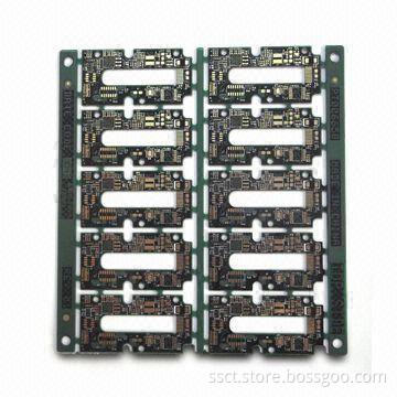High-density Multilayer PCB, with 0.3mm Diameter and ENIG Surface Finish